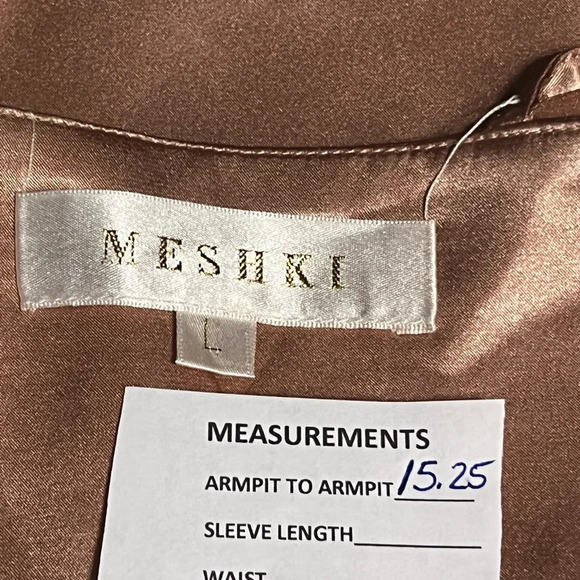 Meshki Ilona Satin Diamonte Triangle Bralette - Picture 7 of 7